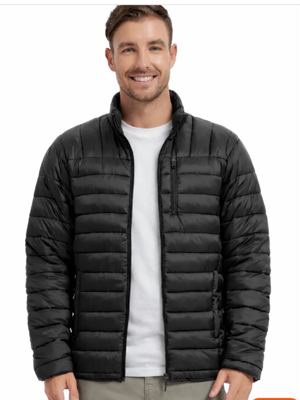 Hawke and Co lightweight Down Jacket in Black Small